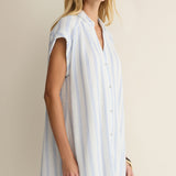 Shellbound Striped Dress Sea Salt
