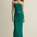 Windswept Crochet Skirt Rainforest