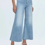 Izzy Mid Rise Wide Leg Crop