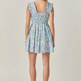 Print Ruffle Dress