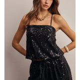 Sequin Bubble Top