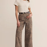 Marli Denim Leopard Pant