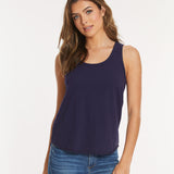 Slim Scoop Tank Black