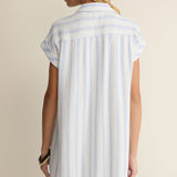 Shellbound Striped Dress Sea Salt