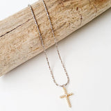 CZ Cross Necklace