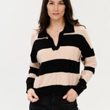 Kate Striped Collar Sweater