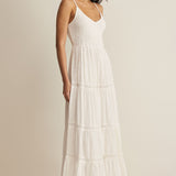 Behati Eyelet Midi Dress