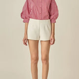 Striped Button-Up Shirt