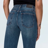 bowed lexi mid rise straight