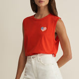 Flag Patch Muscle Tank