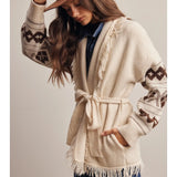 Fringe Trim Sweater