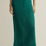 Windswept Crochet Skirt Rainforest