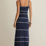 Catamaran Striped Maxi Dress