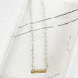 Rosary Bar Necklace