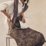 Izabel Leopard Skirt