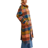 Dalton Wool Coat in Coral