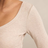 Second Skin Scoop Neck Top