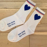 White w/Blue Heart