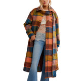 Dalton Wool Coat in Coral