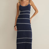 Catamaran Striped Maxi Dress