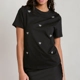 Black Bow Tee