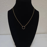 Gold Circle necklace