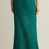 Windswept Crochet Skirt Rainforest