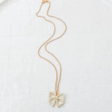 Pearl Bow Necklace