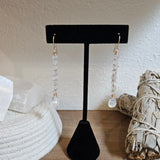 White Moonstone Cube Beads