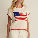Sleeveless Patriot Sweater