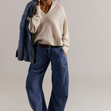 Spotlight Knit Trouser Black Oyster