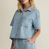 Everyday Denim Button Up