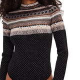 Winterwarmer Bodysuit in Black Ivory Combo