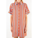THML Short Sleeve Striped Dress
