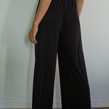 Knit Black Pants
