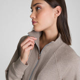 Brushed Half Zip Tunic