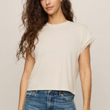 Marika Lace Trim Muscle Tee