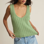 Z Supply Acadia Sweater Tank in Sprout - view 6