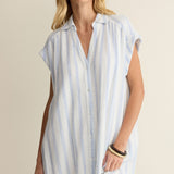 Shellbound Striped Dress Sea Salt