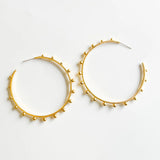 Studded Hoops