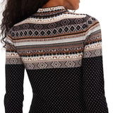 Winterwarmer Bodysuit in Black Ivory Combo