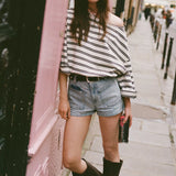 C'est La Vie Tee/ Black Combo