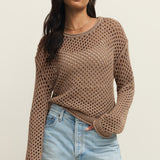 Cala Shimmer Crochet Sweater