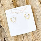 Hinge Heart Earrings