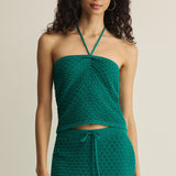 Windswept Crochet Top Rainforest