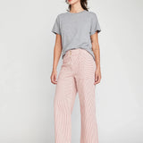 Aria Striped Hi- Waist Pants