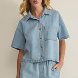 Everyday Denim Button Up