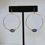 Gold Hoop Kyanite