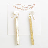 Hammered Post Earrings