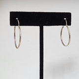 Small Silver Hoops